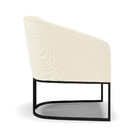 Poltrona Decorativa Industrial Preto Kit 2 Stella Cotelê Ext/