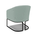 Poltrona Decorativa Industrial Preto Kit 2 Stella Cotelê Ext/