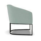 Poltrona Decorativa Industrial Preto Kit 2 Stella Cotelê Int/