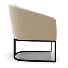 Poltrona Decorativa Industrial Preto Kit 2 Stella Suede D03 -