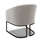 Poltrona Decorativa Industrial Preto Kit 2 Stella Veludo D03