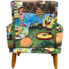 Poltrona Decorativa Infantil Confortável Para Quarto Suede Co