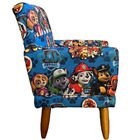 Poltrona Decorativa Infantil Confortável Para Quarto Suede Co