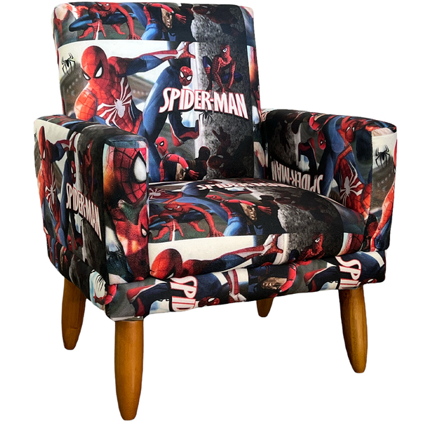 Poltrona Decorativa Infantil Confortável Para Quarto Suede Co