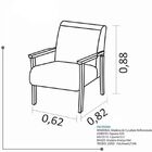 Poltrona Decorativa Itália - Patchwork