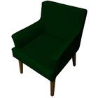 Poltrona Decorativa Jade Suede Verde