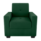 Poltrona Decorativa Jake Veludo Maserati Verde