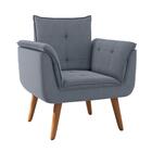 Poltrona Decorativa Japeri Inca Chumbo