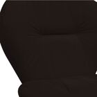 Poltrona Decorativa Jolly Suede Marrom - Dominic Decor