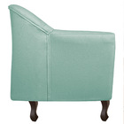 Poltrona Decorativa Julia Linho - Doce Sonho Móveis - Azul Tu