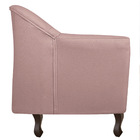 Poltrona Decorativa Julia Linho - Doce Sonho Móveis - Rosê