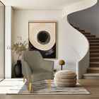 Poltrona Decorativa Julia Veludo Pés Palito Castanho - Pallaz