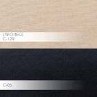 Poltrona Decorativa Kitana Pés Palito Pu Sintético/linho Pret