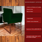 Poltrona Decorativa Klara Base Ferro Bronze Suede - Estopar -