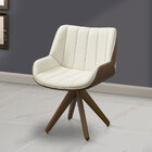 Poltrona Decorativa Konfort Palma Linho Off White Courissimo