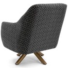 Poltrona Decorativa La Paloma Giromad Linho Labirinto