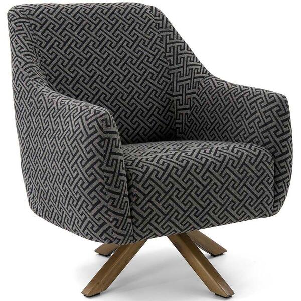 Poltrona Decorativa La Paloma Giromad Linho Labirinto