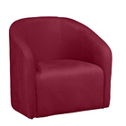 Poltrona Decorativa Lara Veludo Vermelho - Montanaris Decor