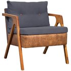 Poltrona Decorativa Laura Premium Para Sala De Estar Cinza