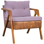 Poltrona Decorativa Laura Premium Para Sala De Estar Rosa