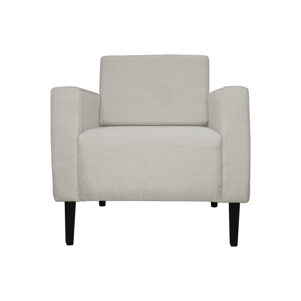 Poltrona Decorativa Leticia Slim Veludo Bege - Montanaris Dec