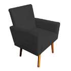 Poltrona Decorativa Lia - Vlgl Estofados - Preto