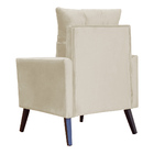 Poltrona Decorativa Ligia Luxo Veludo Cores - Ds Estofados -