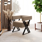 Poltrona Decorativa Linha Alta Aruba Estilo Industrial Pé De