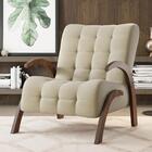 Poltrona Decorativa Linho Ameixa Flower Vieiro