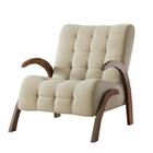 Poltrona Decorativa Linho Ameixa Flower Vieiro