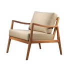 Poltrona Decorativa Linho Bege Claro Isis