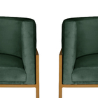 Poltrona Decorativa Livia Inspire House Cobre Suede Veludo Ve