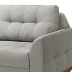 Poltrona Decorativa Living 1.2 Linho Cinza Claro Verona Luapa