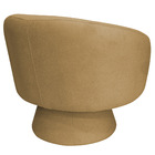 Poltrona Decorativa Liz Base Fixa Bouclé Camel - Nexta Casa