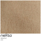 Poltrona Decorativa Liz Base Fixa Bouclé Camel - Nexta Casa