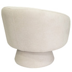 Poltrona Decorativa Liz Base Fixa Bouclé Off White - Nexta Ca