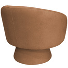 Poltrona Decorativa Liz Base Fixa Bouclé Terracota - Nexta Ca