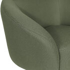 Poltrona Decorativa Liz Base Fixa Linho Verde Claro - Nexta C