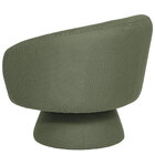 Poltrona Decorativa Liz Giratória Linho Verde Claro - Nexta C