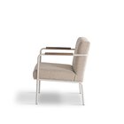 Poltrona Decorativa Lope Tec 595 Boucle Premium Off White/bege