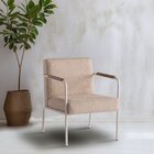 Poltrona Decorativa Lope Tec 595 Boucle Premium Off White/bege