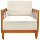 Poltrona Decorativa Lorena Sala De Estar Recepção Escritório