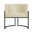 Poltrona Decorativa Luana Base Preta Suede Cores - Ds Estofad