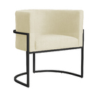 Poltrona Decorativa Luana Base Preta Suede Cores - Ds Estofad