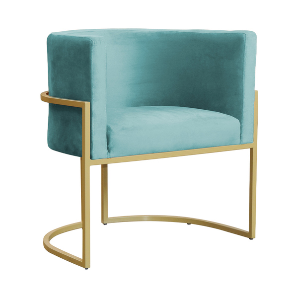 Poltrona Decorativa Luana Luxo Veludo Cores - Ds Estofados -