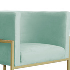 Poltrona Decorativa Luana Luxo Veludo Cores - Ds Estofados -