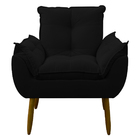 Poltrona Decorativa Luxo Escritório Sala De Estar Dormitório