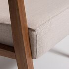 Poltrona Decorativa Madeira Maciça Jequitibá Assento Com Pers