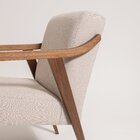 Poltrona Decorativa Madeira Maciça Jequitibá Assento Com Pers