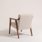 Poltrona Decorativa Madeira Maciça Jequitibá Assento Com Pers